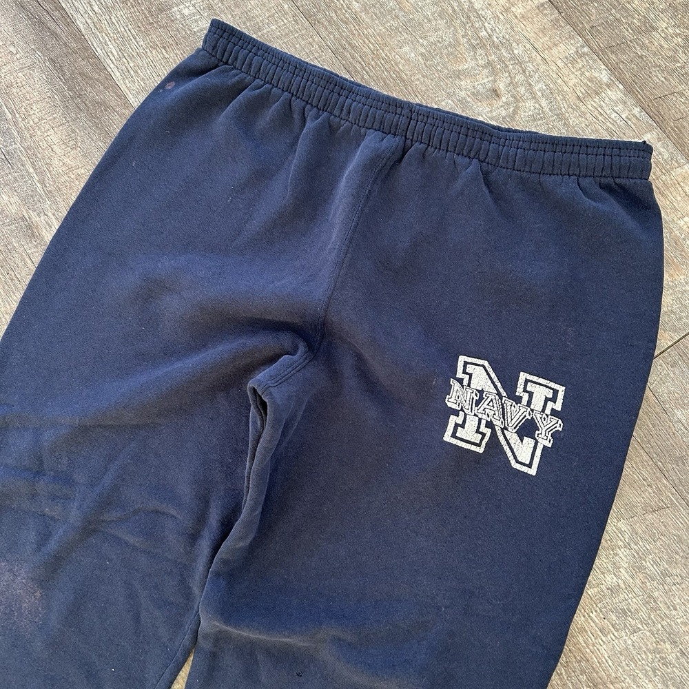 Vintage US Navy Sweatpants Size M Soffe Drawstring Made In USA 90s